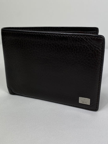 Gucci Brown Leather Bifold Wallet
