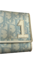 Dior Blue Trotter 1 Bifold Wallet