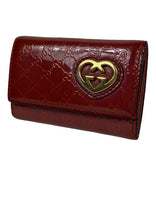 Gucci Micro Guccissima leather key holder