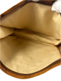 MCM Cognac Leather Clutch Bag