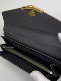 Fendi Toujour bicolor leather long wallet