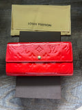 Louis Vuitton Vernis Sarah Wallet