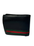 Gucci Striped Leather Bifold Wallet