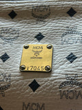 MCM White Leather Clutch Bag