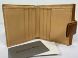Dior 2008 Trotter Belt Monogram Bifold Wallet