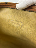 MCM Cognac Leather Clutch Bag