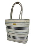 Burberry Striped Tote Bag