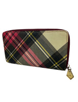 Vivienne Westwood Tartan Orb Zippy Wallet