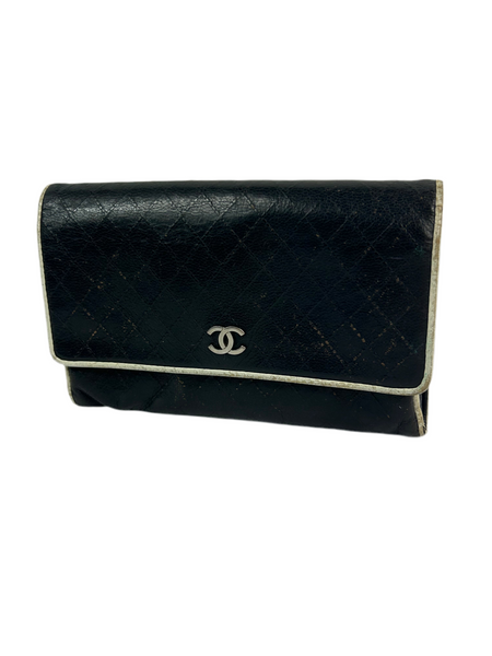 Chanel CC Quilted Leather Wallet
