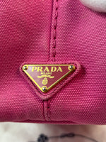 Prada Pink Canapa Hand Bag