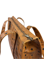 MCM Cognac Leather Shoulder Bag