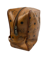 MCM Cognac Leather Clutch Bag